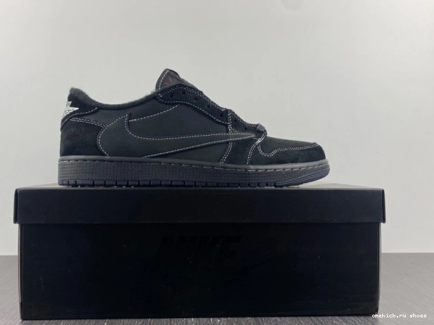 Rep Air Low 1 Air Travis Jordan Black Scott Retro DM7866-001 Jordan Phantom